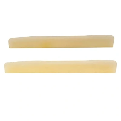 Imagen de Musiclily Pro 73,66mm Compensado Sin Blanquear Hueso Selleta para Guitarra Acústica Estilo Martin de 6 Cuerdas (2 Piezas)