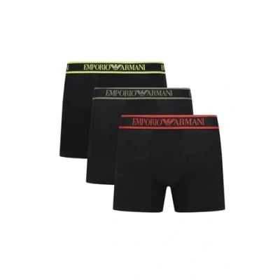 Imagen de Emporio Armani Core Logoband 3 Pack Boxer Boxers, Nero/Nero/Nero, XL de los Hombres