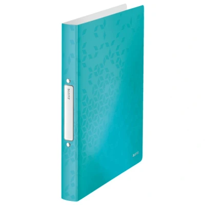 Imagen de LEITZ 42570051 Carpeta de anillas WOW PP 2 redondas 25 mm DIN A4 color turquesa metalizado