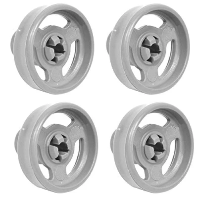 Imagen de 4 ruedas y ejes inferiores de repuesto para Hoover HED6612/1 80 lavavajillas 0120200345 35 mm 49037409