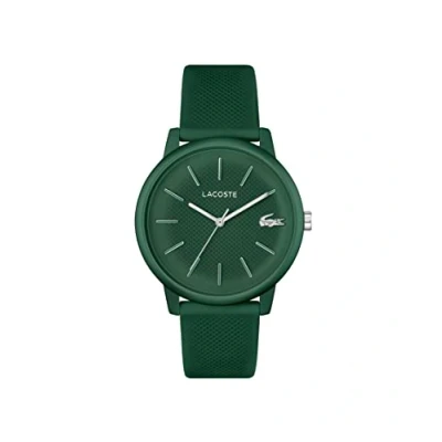 Imagen de Lacoste Reloj Analógico de Cuarzo para Hombre con Correa en Silicona Verde 2011238