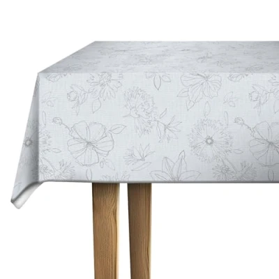 Imagen de d c fix mantel hule mesa Manhattan Palmas naturaleza antimanchas resinado impermeable moderno plastico pvc vinilo para interior y exterior 130 cm x 160 rectangular