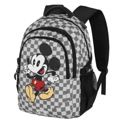 Imagen de Karactermania Disney Mickey Mouse MOVE Mochila escolar para niños, Talla: One Size, Gris