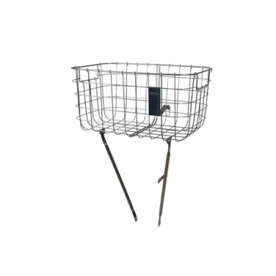 Imagen de BASIL Robin Cestino per bicicletta, Unisex Adulto, Argento, 10 kg