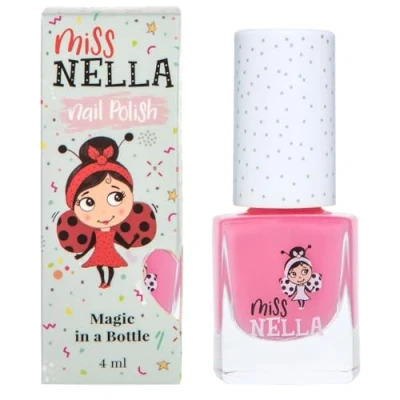 Imagen de Miss Nella PINK a BOO Esmalte de uñas especial rosa para niños, con fórmula despegable, base agua y sin olor