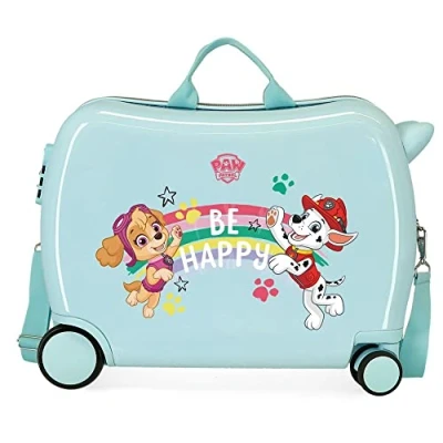 Imagen de La Patrulla Canina Be Happy, Maleta Infantil Niños Unisex, Turquesa, Media