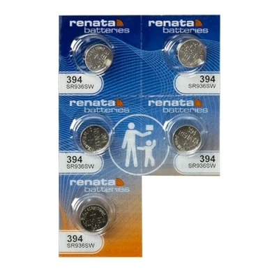 Imagen de Single de Renata reloj batería Suizo hizo 394 o SR936SW AG9 1.5V rápida nave (5 x Or SR 936 SW)