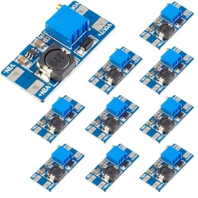 Imagen de GERUI 10 unidades DC Step Up Boost Converter 2 V 24 hasta 5V 28 Transformador de tensión a y 5 9 12 Ajustable Convertidor Fuente alimentación Módulo