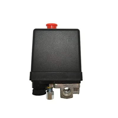 Imagen de Interruptor de Presión Compresor Aire 220V G1 / 4&quot;4 Agujeros Solnoa, Válvula Compresor, para (Plástico y Aluminio)