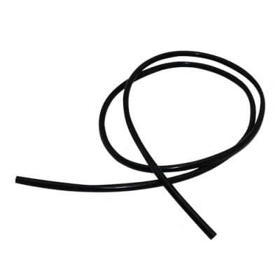 Imagen de iMeistek tubo de silicona, 6 mm diámetro interior x 8 exterior 2 m, silicona flexible para transferencia bomba, color negro