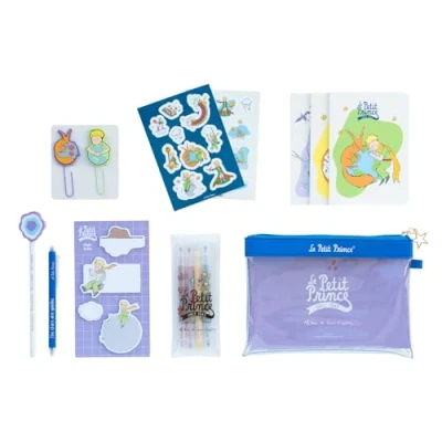 Imagen de Grupo Erik Kit de papelería El Principito Estuche con material Pack papelería/Kit escolar Set