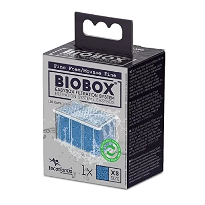 Imagen de Tecatlantis Easybox Cartucho de Espuma Fina para filtros Mini Biobox 1 y 2/Biobox 0, XS