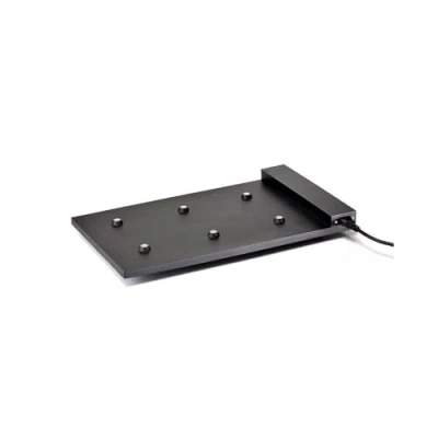 Imagen de Zafferano Base de Recarga Contacto Múltiple y Modular (Max 6 piezas) para Poldina Pro, Pro Mini, Dama Pina AC220 240V 50/60Hz, Enchufe EU Negro