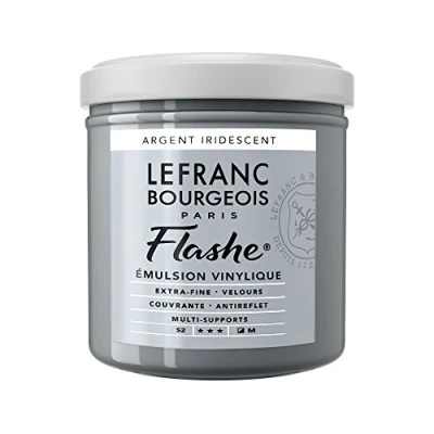 Imagen de Lefranc Bourgeois Acrílico, Plata, 125ml Tube Vinylfarbe