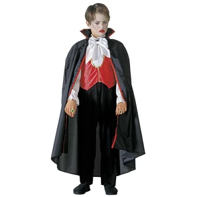 Imagen de Widmann Disfraz de vampiro para niño, camisa con pantalón, chaleco, pajarita, capa, chupasangre, disfraces, carnaval, halloween