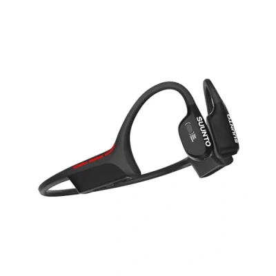 Imagen de SUUNTO Wing Auriculares de Conducción Ósea Deportivos Bluetooth, Control Movimiento Cabeza, Micrófono HD Integrado, Resistente al Desgaste IP67, Luces Seguridad, hasta 30 Horas Autonomía