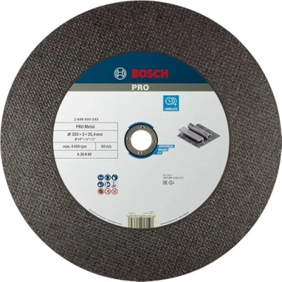Imagen de Bosch 2 608 600 543 Disco de corte recto Expert for Metal A 36 R BF, 350 mm, 25,40 2,8 mm (pack 1)