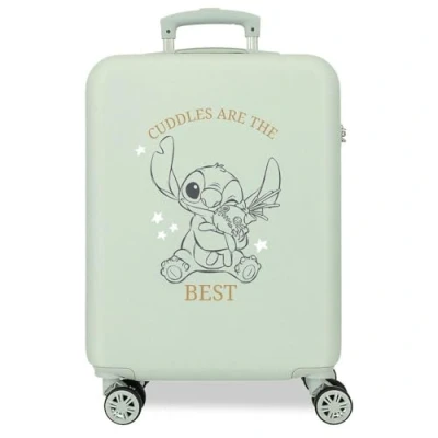Imagen de Disney Joumma Stitch Maleta de Cabina Verde 38x55x20 cms Rígido 2 kgs Cierre combinación Lateral ABS 35L Equipaje Mano