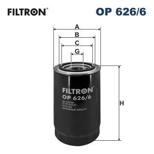 Imagen de FILTRON OP 626/6 Filtro de aceite M 27 X 2 enroscable IVECO: EuroCargo I III, IV, SCANIA: L,P,G,R,S series, NISSAN: ATLEON
