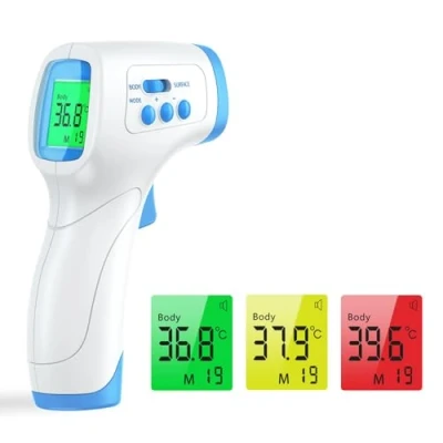 Imagen de Termometro Digital frente para Bebés/Adultos, Bebe sin Contacto con Pantalla LCD, Termómetro de y oído Bebé, Adultos, Hospital, ℃ ℉ Conmutable Alarma Fiebre
