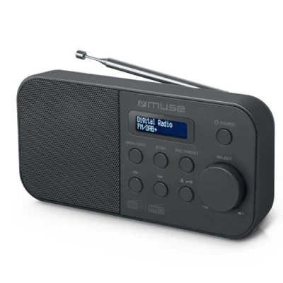 Imagen de MUSE M 109 DB Negro Radio Dab+/FM PORTÁTIL con Altavoz Integrado Y Pantalla