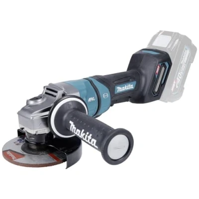 Imagen de Makita GA050GZ Amoladora angular alimentada por pilas de 125 mm sin escobillas, cargador, 2300 W, 40 V