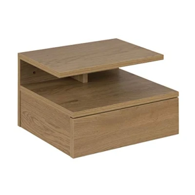 Imagen de AC Design Furniture Fia Mesita de noche, al.: 22,5 x an.: 32 lar.: 35 cm, Roble Salvaje, MDF, 1 pza.