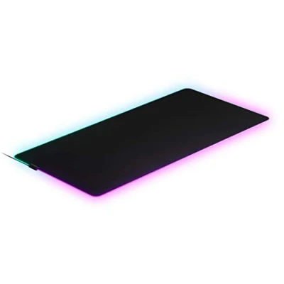Imagen de SteelSeries QcK Prism 3XL Alfombrilla de ratón para juegos Iluminación RGB 2 zonas eventos en tiempo real Optimizada sensores juego Tamaño (1220mmx590mmx2mm)
