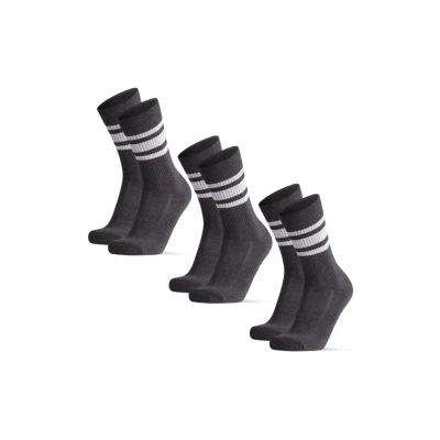 Imagen de Danish Endurance Tennis Performance CREW 3 PACK Calcetines de deporte, Talla: 39 42, Black white