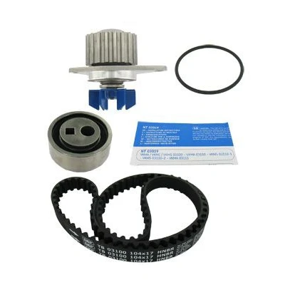 Imagen de SKF VKMC 03100 Bomba de Agua + Kit Distribucion con juntas 104 PEUGEOT: 206 Hatchback, 306 106 II CITROËN: C15 Furgón