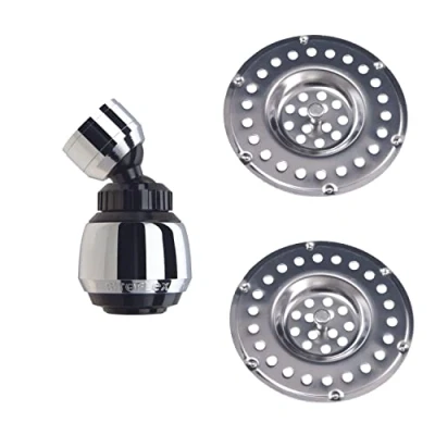 Imagen de Siroflex 2506/25S &quot;Kit Cocina&quot; 2 Filtros Fregadero + Atomizador Ahorro Agua los son de Acero Inoxidable y sirven para todos fregaderos