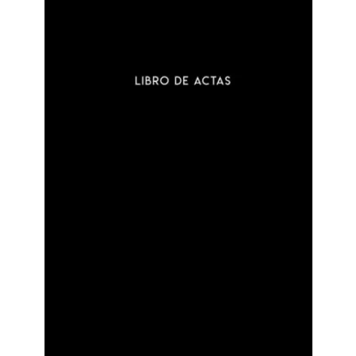 Imagen de Libro de Actas: Registro actas para asociación, comunidad vecinos o propietarios y club deportivo A4.