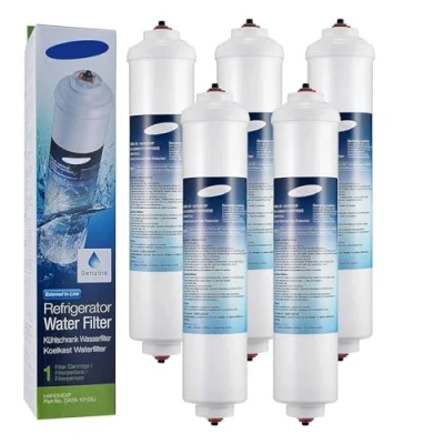 Imagen de Filtro De Agua For Refrigerador, Compatible Con Samsung, DA29 10105J WSF 100 Aqua Pure Plus, LG, 5231JA2010B GE GXRTQR, 10105J, Filtración Agua(5pcs)