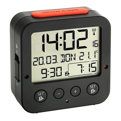 Imagen de TFA Reloj Despertador Digital Negro