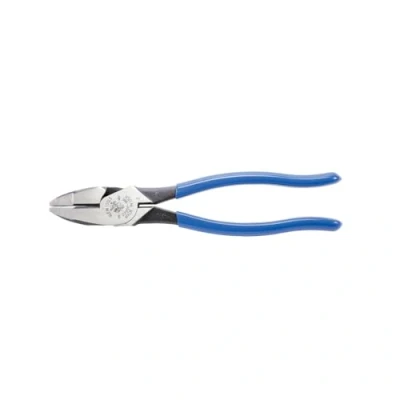 Imagen de Klein Tools D2000 9NE alicates de corte lateral, fabricados en Estados Unidos, ACSR, tornillos, clavos, alambre duro, eléctricos 9 pulgadas