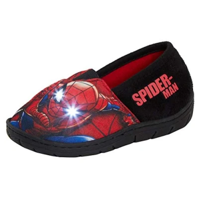 Imagen de Marvel Zapatillas luminosas de Spiderman para niños [12 UK] [rojo]