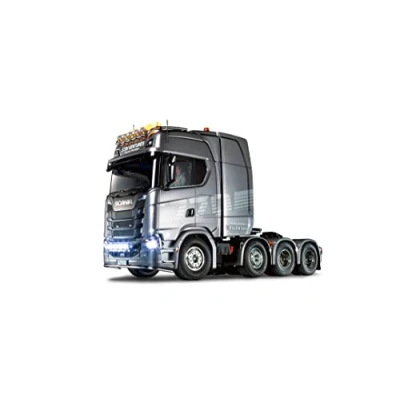 Imagen de Tamiya 56371 1:14 RC Scania 770S 8x4/4 Kit para Montar, camión RC, Control Remoto, camión, Juguete de construcción, modelismo, Bricolaje, sin Pintar