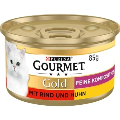 Imagen de Gourmet Oro Gato Forro fina Composici?n, Paquete 12er (12 x 85 g)