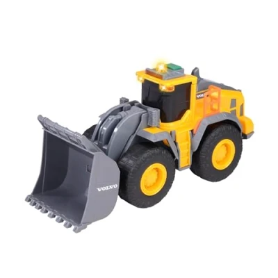 Imagen de Dickie 203723006 Vehículo Pala Excavadora Volvo con Luz y Sonido, 23 cm