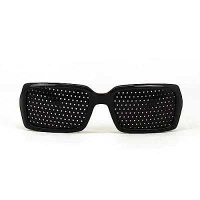 Imagen de NATURALIGHT Gafas Lentes Reticulares Kunzite método Bates miopía, presbicia, hipermetropía o astigmatismo Gimnasia ocular para entrenar los ojos