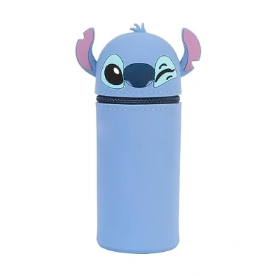 Imagen de Grupo Erik Estuche Silicona Stitch Escolar pequeño Ideal para la Vuelta al Cole Material │ Accesorio papelería Disney, Licencia Oficial