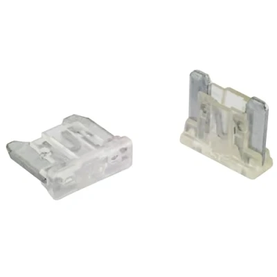 Imagen de SeKi Mini LP Low Profile fusibles planos (5 unidades, 25 A, 58 V/CC, planos, barcos, remolques, camiones, caravanas, 5 unidades), color blanco
