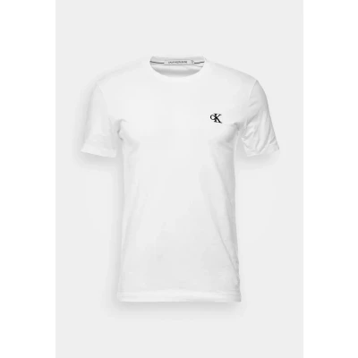 Imagen de Calvin Klein Jeans Monologo Regular TEE Camiseta estampada, Hombre, Talla: XL, Bright white