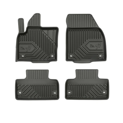 Imagen de FROGUM No. 77 77408937 Juego de alfombrillas suelo Caucho delante y detrás 4 negro Adaptado LAND ROVER: Range Rover Evoque