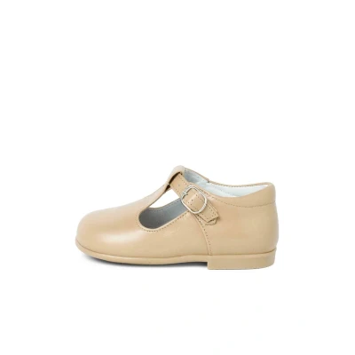Imagen de Pisamonas Pepito Zapatos de bebé para niños, Talla: 21, Camel