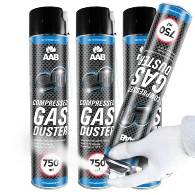 Imagen de AABCOOLING Compressed Gas Duster 750ml Conjunto de 3 Spray Hielo para Congelación Tuberías, Congelar, Spray, Congelación, Enfriamiento