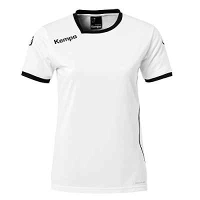 Imagen de Kempa Curve MC Camiseta de Juego, Mujer, Blanco/Negro, XXL