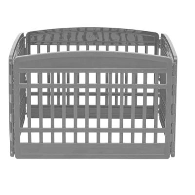 Imagen de Iris Ohyama Parque para Perros con 4 Paneles, H60cm, Gris, Jaula Gatos, Vallas, Corralito, Interiores, Exteriores, Conejo, Cercado, Corral Perro, Mascotas, rejas, CI 604E Panel