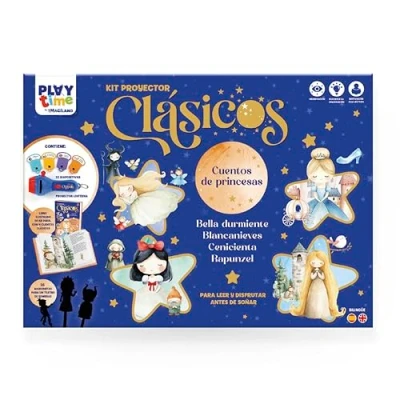 Imagen de Kit Proyector Clasicos Cuentos De Princesas