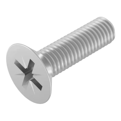 Imagen de SECCARO Tornillo avellanado M5 x 20 mm, acero inoxidable V2A VA A2, DIN 965, Phillips / PZ, rosca completa, unidades